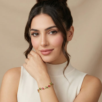 The Enchanted Vine Bracelet - Red