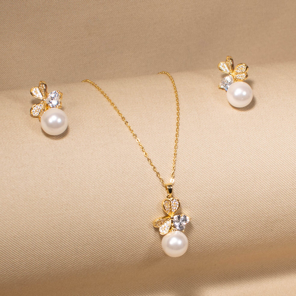 The Ethereal Butterfly Pearl Set