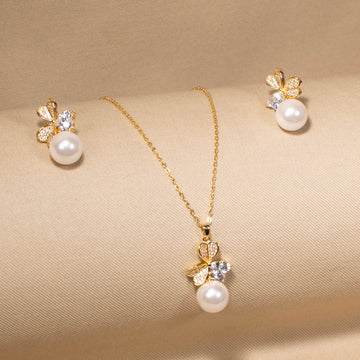 The Ethereal Butterfly Pearl Set