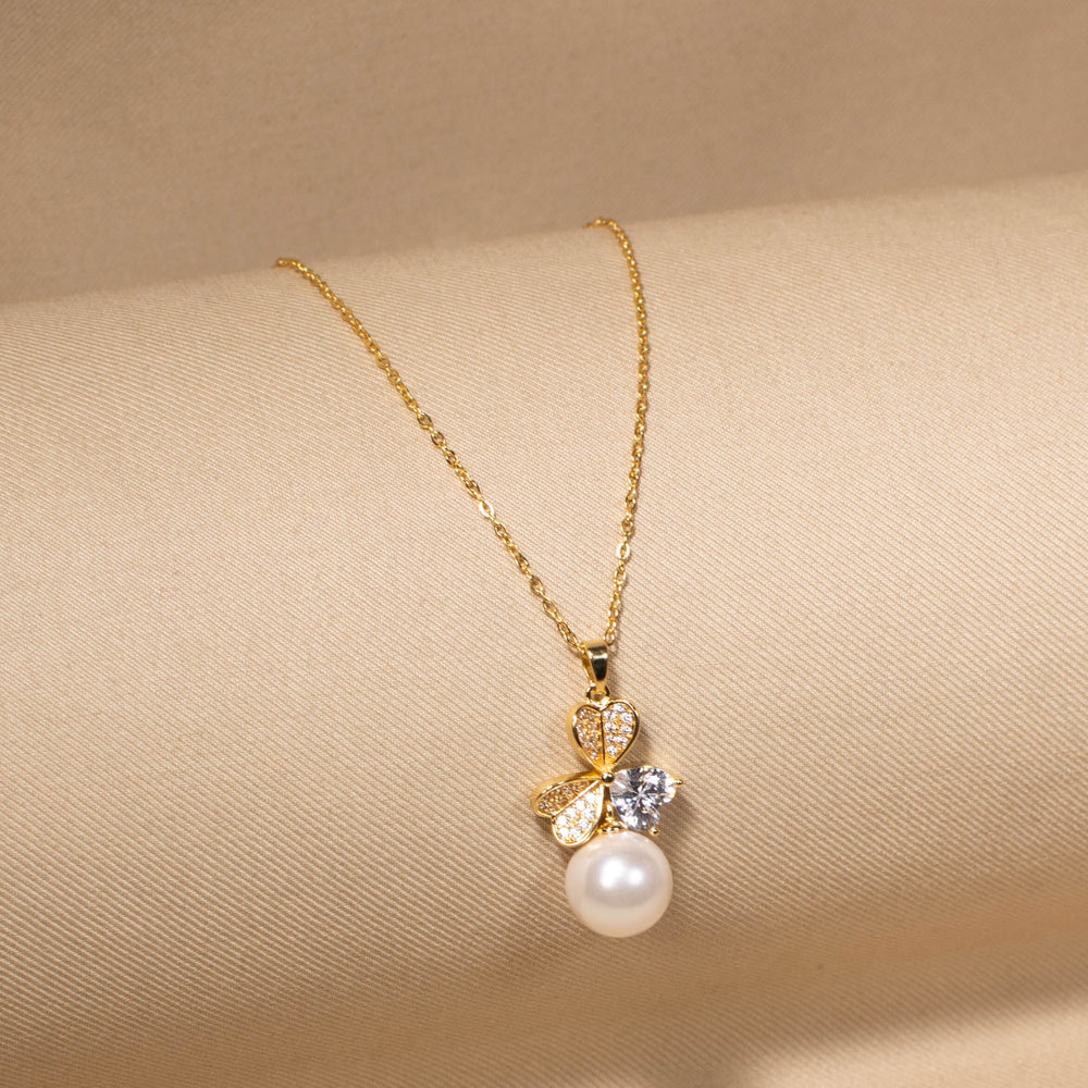 The Ethereal Butterfly Pearl Set