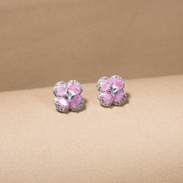 The Evelyn Pink Studs