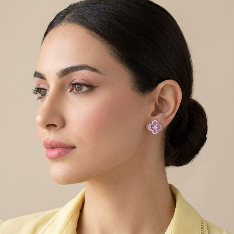 The Evelyn Pink Studs
