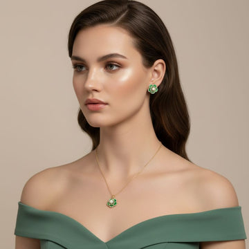 The Fairytale Flower Pendant Set - Minima Collection