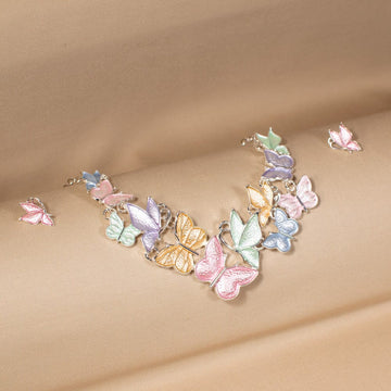 The Fluttering Garden Necklace Set - Nature Collection
