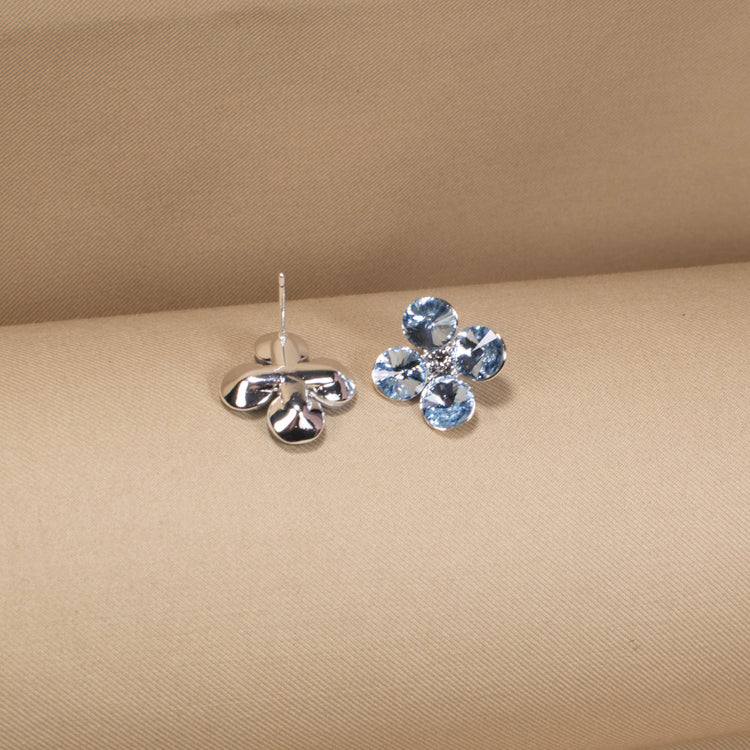 The Frosty Clover Studs - Blue