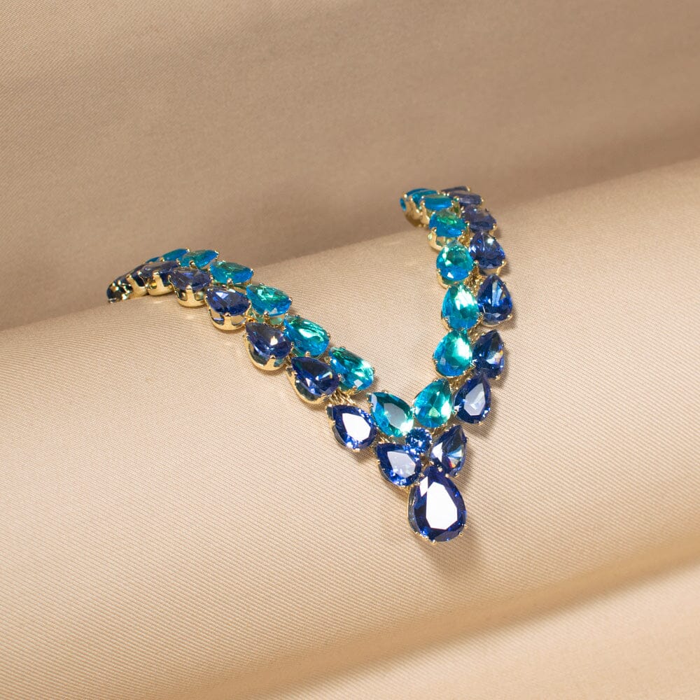 The Gala Glow Necklace Set-Glitterati Collection