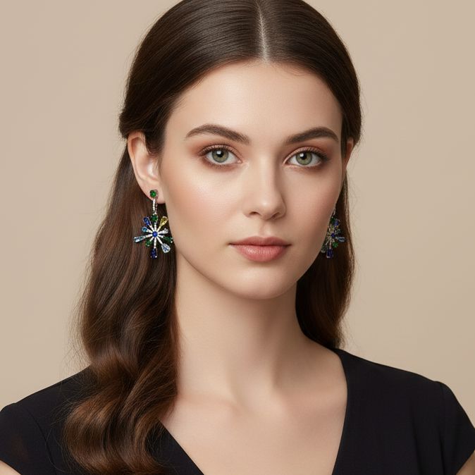 The Galaxy Cluster Earrings