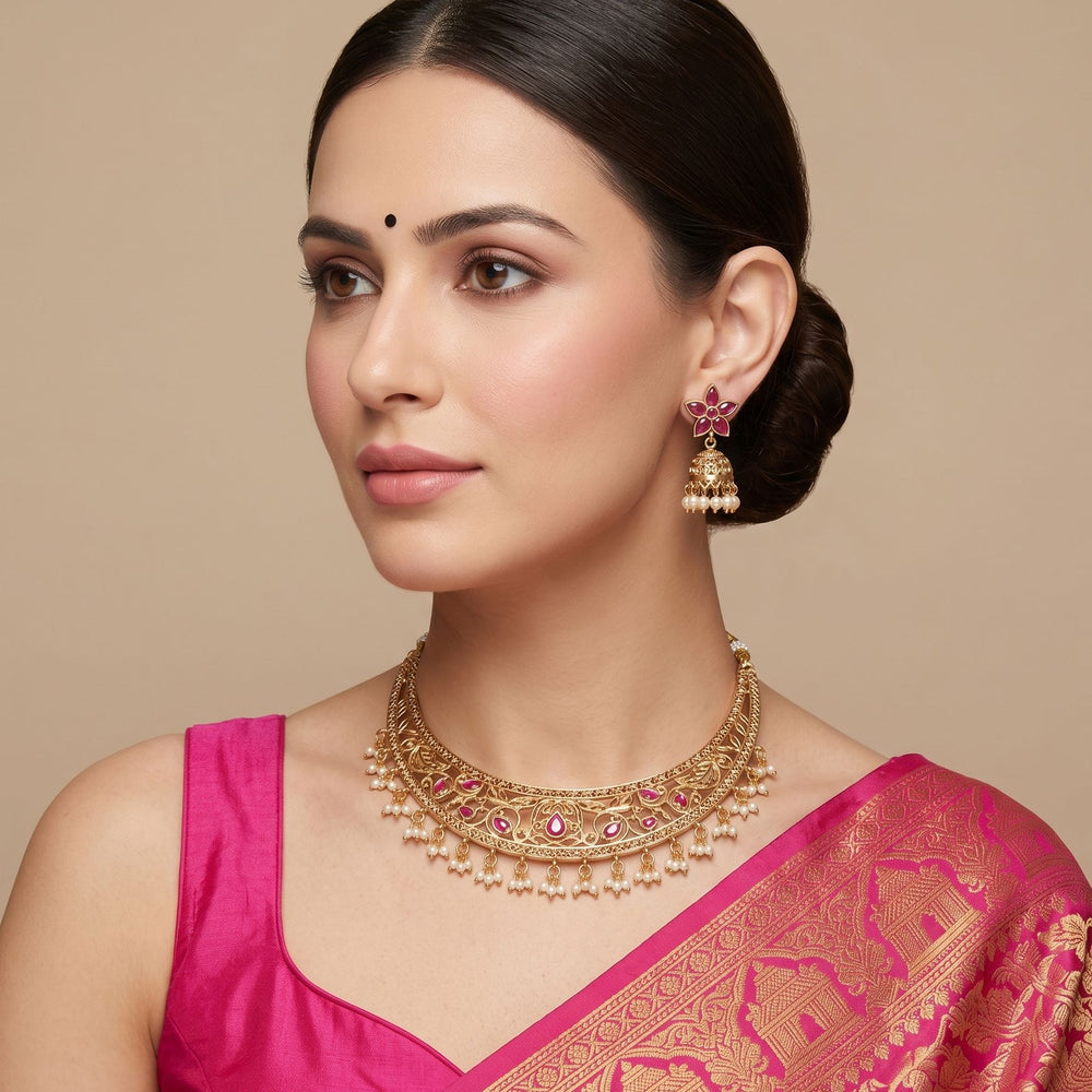 The Gilded Jasmine Necklace Set