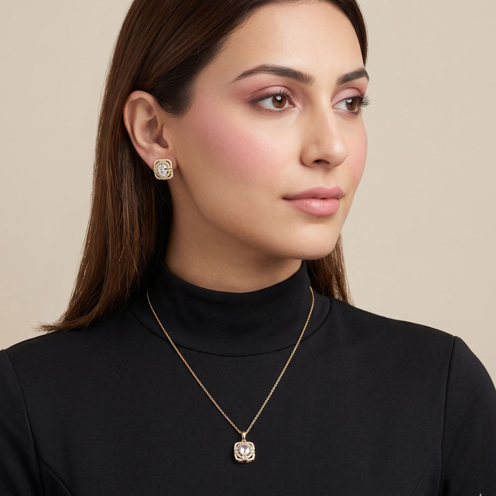 The Golden Vintage Square Set