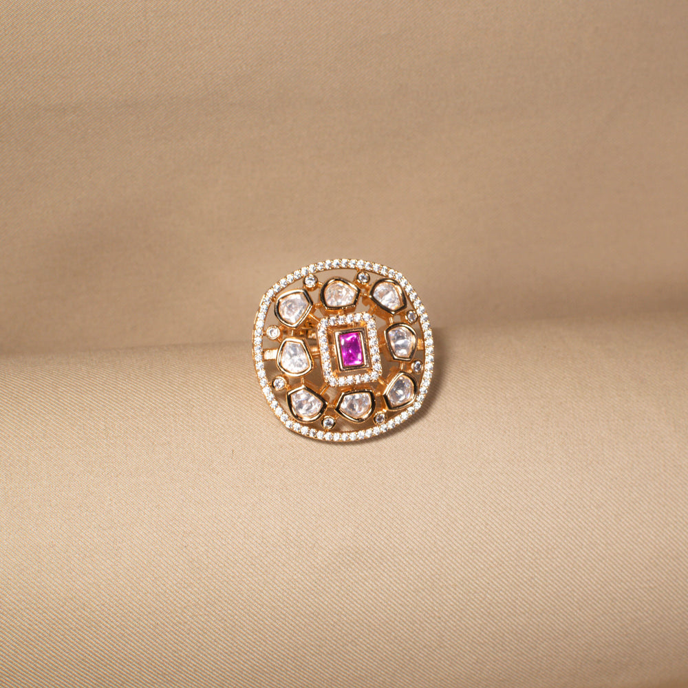 The Gulabi Glow Ring