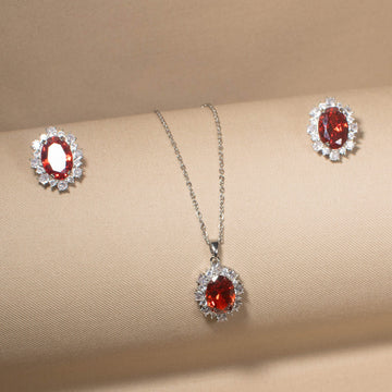 The Heart of Passion Pendant Set