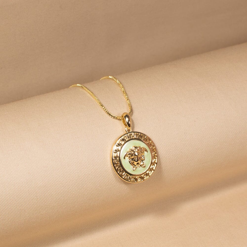 The Heritage Circle Pendant Set - Edgy Collection