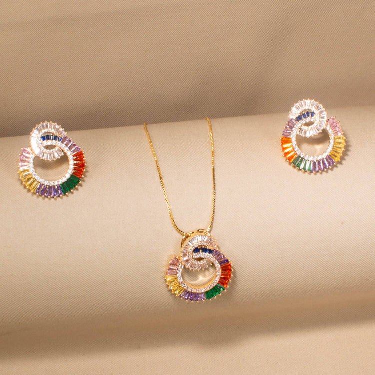The Infinity Loop Pendant Set