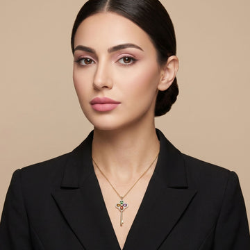 The Key to My Heart Pendant (no earrings)