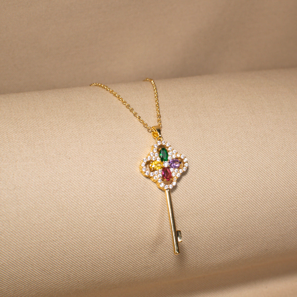 The Key to My Heart Pendant (no earrings)