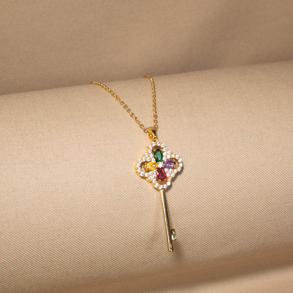 The Key to My Heart Pendant (no earrings)