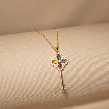 The Key to My Heart Pendant (no earrings)