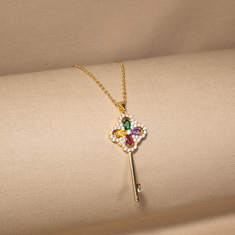 The Key to My Heart Pendant (no earrings)