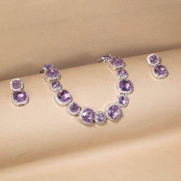 The Luxe Violet Necklace Set