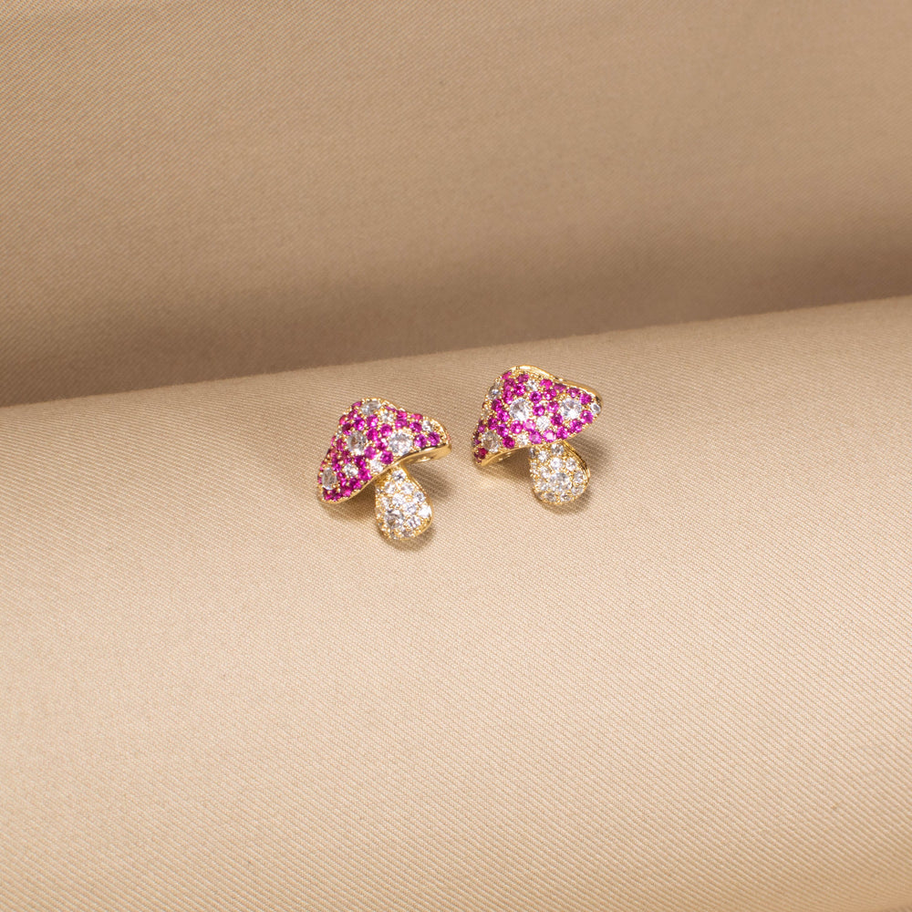 The Magic Mushroom Sparkle Studs