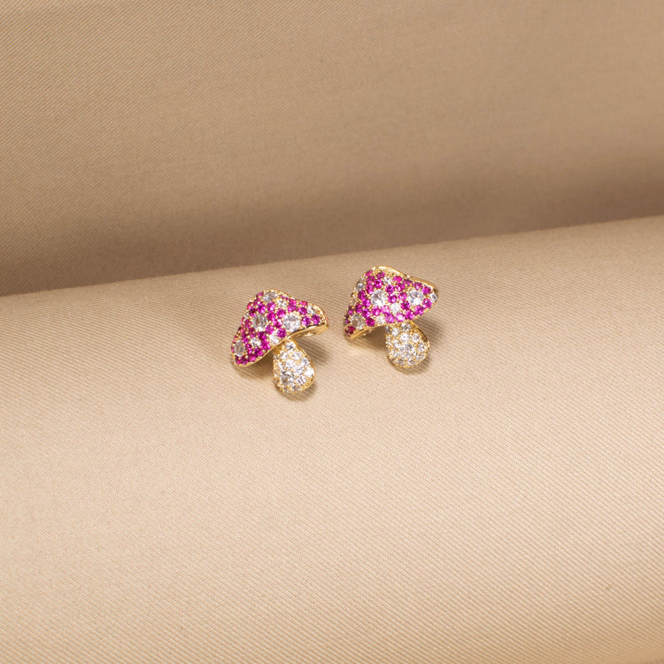 The Magic Mushroom Sparkle Studs