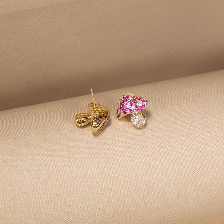 The Magic Mushroom Sparkle Studs