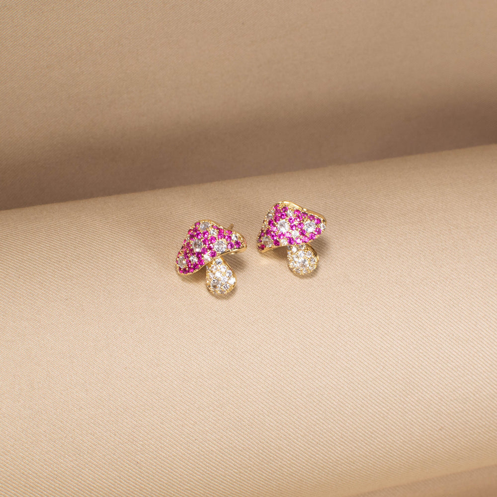 The Magic Mushroom Sparkle Studs
