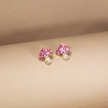 The Magic Mushroom Sparkle Studs