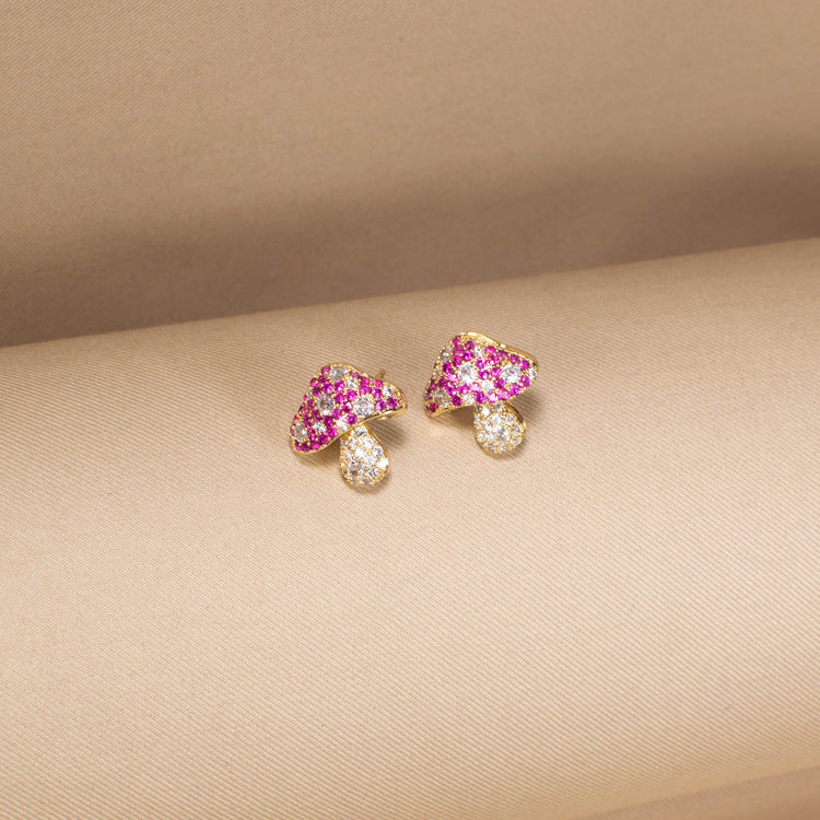 The Magic Mushroom Sparkle Studs