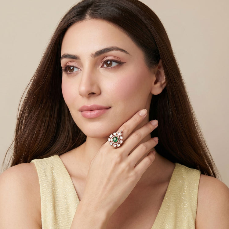 The Nizam Pear Ring