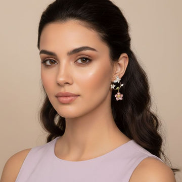 The Pink Mariposa Earrings
