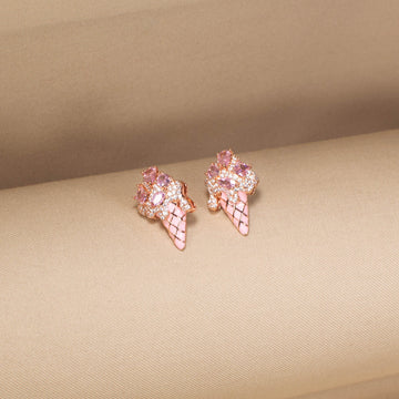 The Pink Scoop Delight Earrings