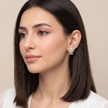 The Polly Pastel Blossom Earrings