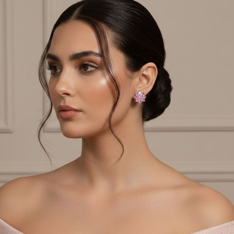 The Poppy Studs - Pink