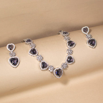The Purple Love Necklace Set