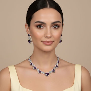 The Purple Love Necklace Set
