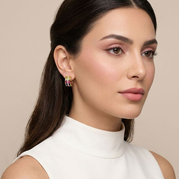 The Rainbow Luxe Hoops