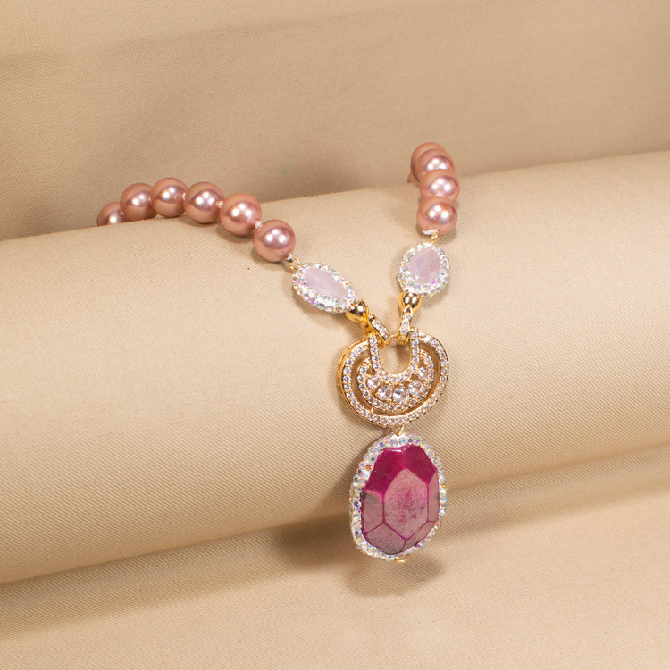 The Regal Amaranth Necklace Set