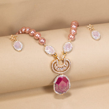 The Regal Amaranth Necklace Set