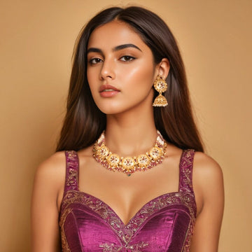 The Royal Heritage Choker Set-Sparsh Collection