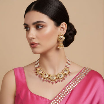 The Royal Heritage Choker Set-Sparsh Collection