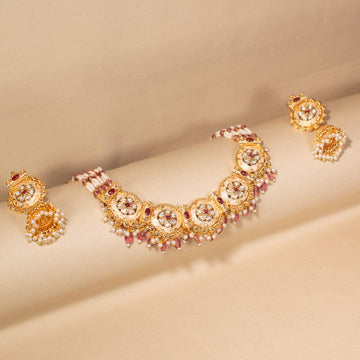 The Royal Heritage Choker Set-Sparsh Collection