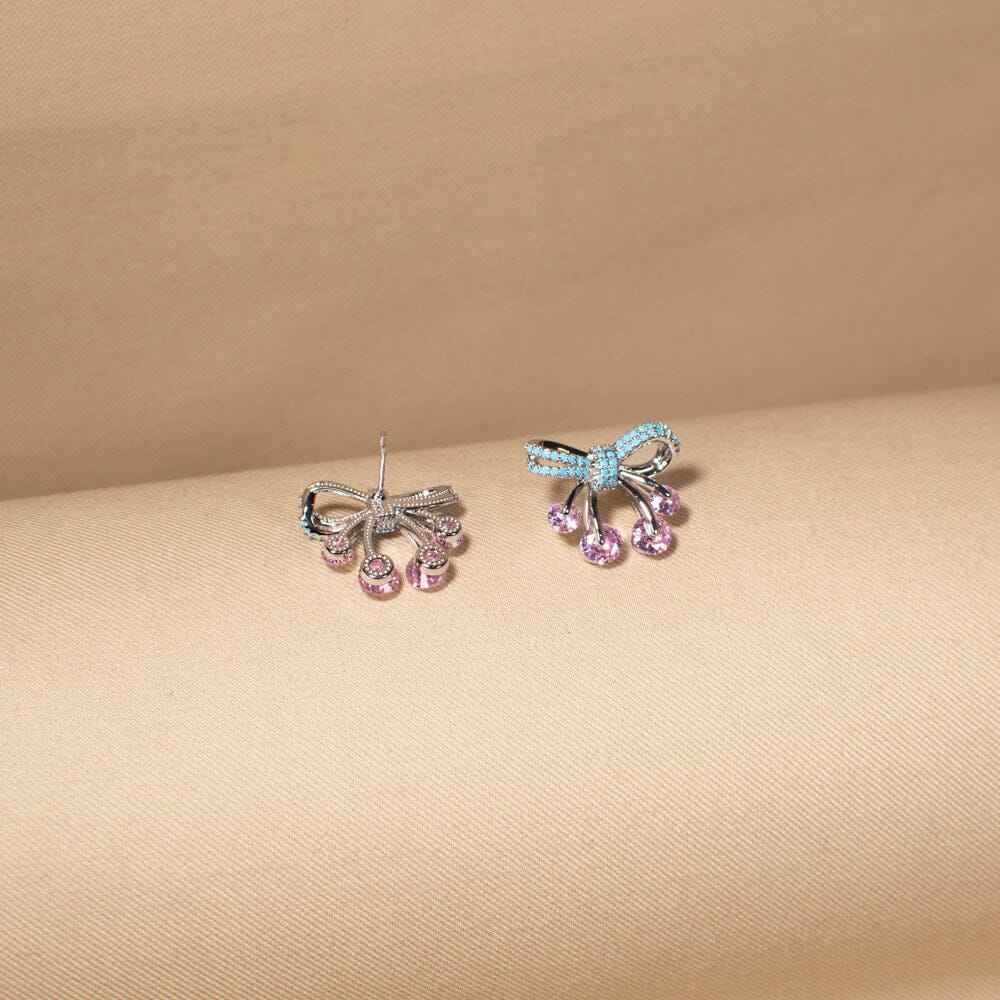 The Sakura Ribbon Studs