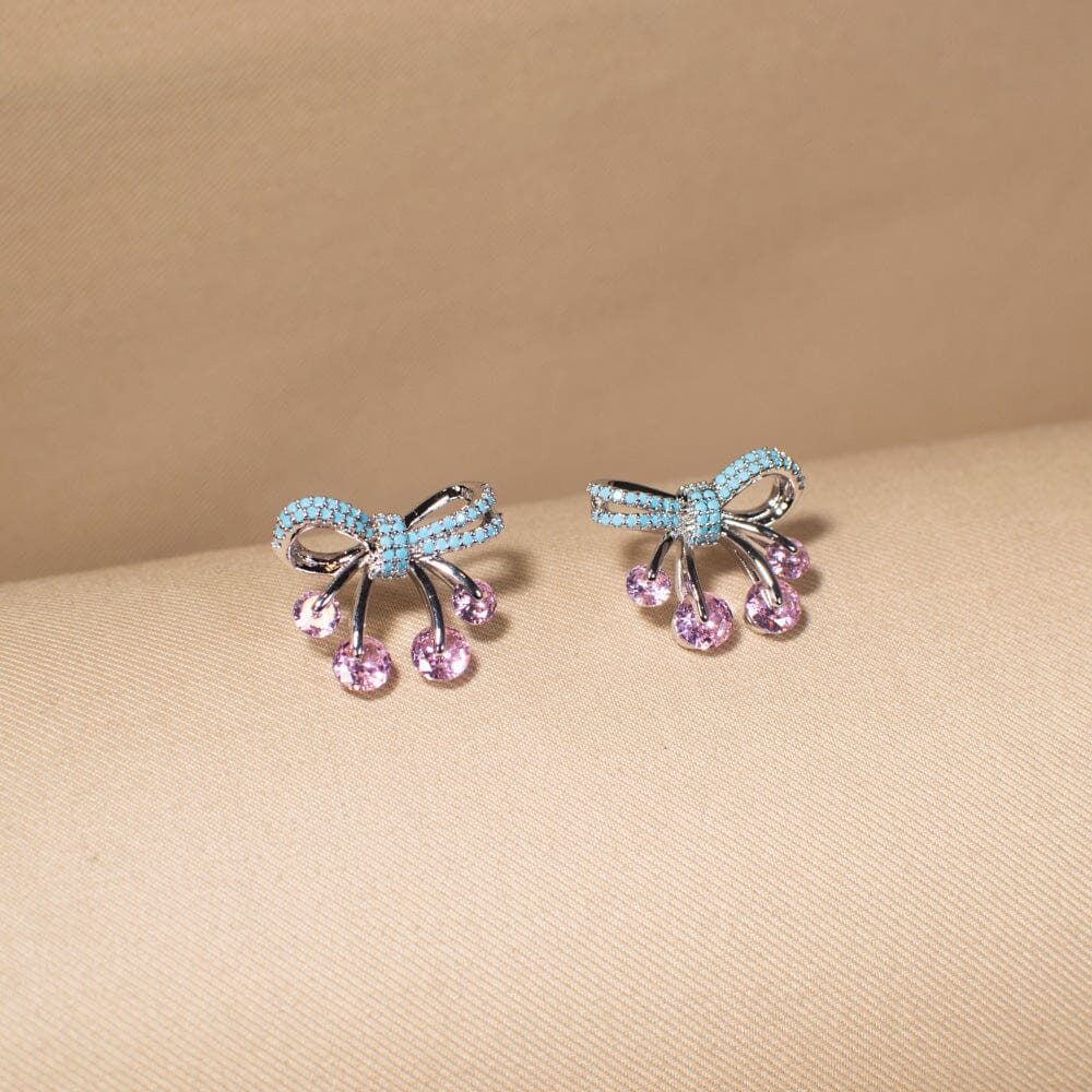 The Sakura Ribbon Studs