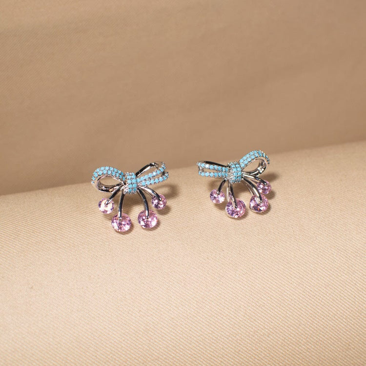 The Sakura Ribbon Studs