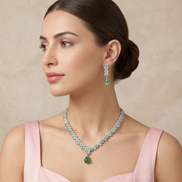 The Soraya Drop Necklace Set