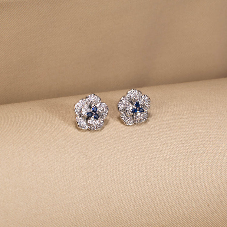 The Starry Night Flower Pendant Set