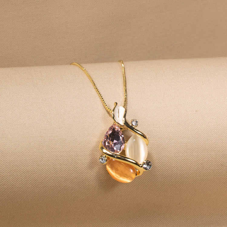 The Sunset Swirl Pendant Set
