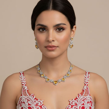 The Sunstone Love Necklace Set