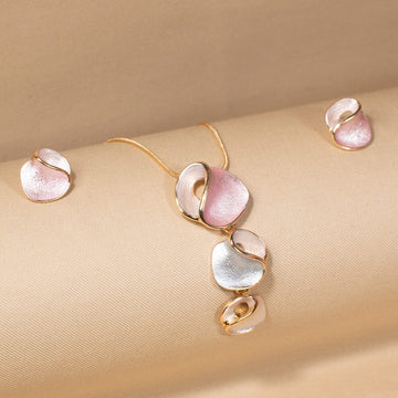 The Trinity Drop Pendant Set-Edgy Collection